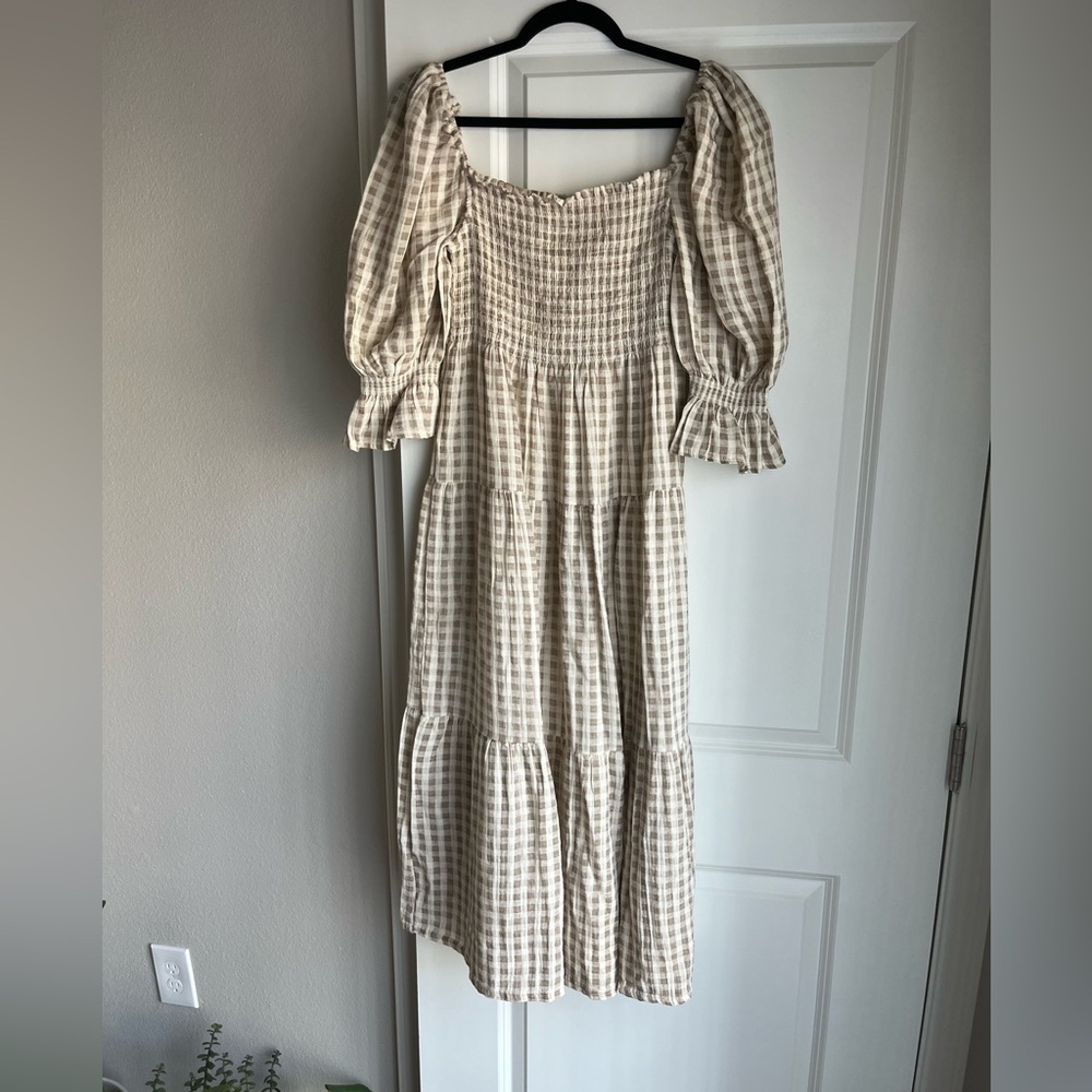 Kiko Dress by Nothing Fits But in Gingham